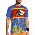 thumbnail image 4 of Exclusive design Eswatini Flag Grain 3D Printed Men For Running Bike Soccer Tennis Fitness Sports tshirt Mesh Fans Short T-shirt, 4 of 13