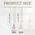 thumbnail image 2 of Uxcell Ceiling Fan Pull Chain, Crystal Ball/Baseball Pull Chain Extension Fan Pulls Extender Set Ornament Pendant Pink/White, 2 of 6