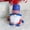 Blue, variant on Independence Day Gnome Doll Figurine, QQZ Handmade Cotton Fabric Patriotic Home Decor, Faceless Desktop Decoration for Holiday Celebrations Desk Table Shelf, Red