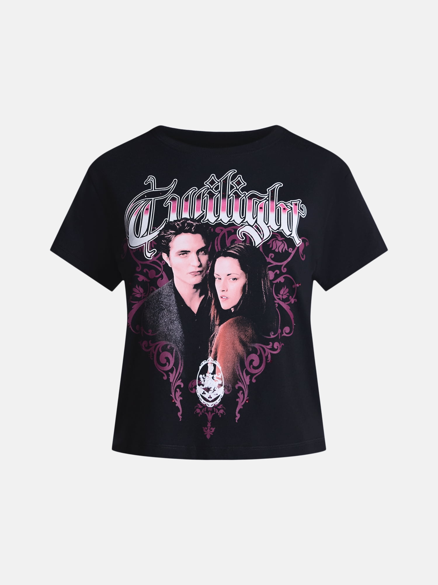 Twilight Women's Layered Mesh Tee with Long Sleeves, Sizes XXS-XXSL