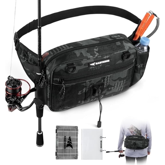 KastKing Waist Bag – Waterproof Tackle Storage Bag With Adjustable Belt, 3600 Utility Box-BaitSpace