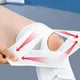 thumbnail image 2 of rodillera de compresión con tecnología de tejido de malla, rodillera con vendaje ultrasuave para correr, hacer ejercicio, senderismo, todos los deportes, talla L (106-135 libras), 2 of 5