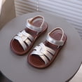 thumbnail image 6 of Ruyang Roman Sandals for Baby Girls Open Toe Cross Strap Rubber Sole Shoes Summer Lightweight Soft Sole Beach Sandals, 6 of 7