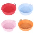 thumbnail image 1 of Air Fryer Liner Mat Silicona Horno Pizza Molde para hornear Pasteles (7.5 pulgadas rojo) Ndcxsfigh Libre de BPA, 1 of 9