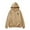 Khaki, variant on Tops for Men Zipper Hooded Pockets Print Casual Long Sleeved Outwear Sweatshirts,Mens Blouse Blue XL
