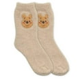 thumbnail image 3 of Winnie the Pooh Women's Cozy Crew Socks with Faux Fur Patch, 2-Pack, Size 4-10, 3 of 8