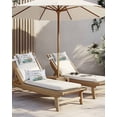 thumbnail image 4 of Turquoise Truck Dog Outdoor Head Resting Pillows with Insert Dog Claws Wood Grain Vintage Farmhouse 2 Pack Waterproof Lumbar Pillows with Adjustable Strap for Patio Recliner Beach Chair, 11"x16", 4 of 7