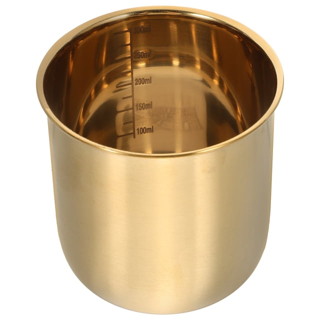 Miangastore Tasse à Mesurer le Riz Support de Mesure en Acier Inoxydable avec Échelle Cuiseur à Riz Tasse à Mesurer