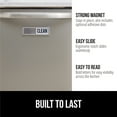 thumbnail image 3 of GORILLA GRIP Dishwasher Magnet Clean Dirty Sign, Optional Adhesive for Non-Magnet Surfaces, Silver, 3 of 10
