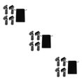 thumbnail image 2 of Justharion 4pcs/set Thread Screw Adapter For Handheld Wired Mics Universal Size Scope Of Application Mic Holder Black 3Set, 2 of 6