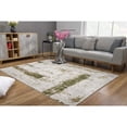 thumbnail image 6 of 4â€™ x 6â€™ Green and Ivory Distressed Area Rug, 6 of 7