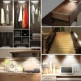 thumbnail image 2 of LED Closet Light PIR Motion Sensor Under Cabinet Light Wireless Battery Powered Closet Light Bar with Magnetic Base, 2 of 8