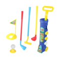 thumbnail image 4 of Set de golf para niños Entrenamiento de ligero para niños Accesorios para niñas Mini Golf Play set con banderas para la práctica deportiva de Club 52cm, 4 of 8