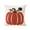 C, variant on 18x18in Fall Tufted Pumpkin Throw Pillow Cover Bow Accent Square Cushion Case Hidden Zipper Farmhouse Decorative Sofa Pillow Cove
