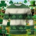 thumbnail image 4 of Camiseta de Día de San Patricio Hombres de Manga Larga Casual Cuello Redondo Tops para Fiesta Festival Viajes de Vacaciones Y Uso Diario Camisetas de Hombre Casual Estilado Verano, 4 of 8