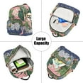 thumbnail image 5 of FORMRS Mini Backpack Purse for Women Quilted Travel Daypack Casual Shoulder Bag, Floral Vase, 5 of 7