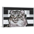 thumbnail image 1 of ARTCANVAS American Curl Cat Breed Geometric Canvas Art Print - Size: 18" x 12" (1.50" Deep), 1 of 9