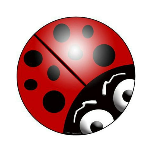 Home Decorative Lady Bug Novelty Metal Circular Sign C-531