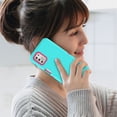 thumbnail image 6 of Moto G Stylus 2021 4G case, Takfox 3 in 1 Dual Layer Shockproof Drop Protection Outdoor Sports Tough Hybrid Bumper Rugged Rubber Cover Defend Matte Armor Phone Case Turquoise, 6 of 7