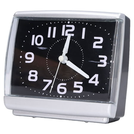 M Buder Square Silent Alarm Clock Simple Style Desktop Clock for Student Bedroom Office Home M Buder Square Silent Alarm Clock Simple Style Desktop Clock for Student Bedroom Office Home - 0 d