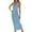 Blue, variant on Womens Cover Ups Women's Solid Color Bohemian Floral Print Loose Casual Resort Wear Beach Cover Up Swimsuit Cover Up Beige L