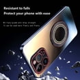 thumbnail image 2 of Ring Holder for iPhone 13 Pro Phone case, Built-in Stand and Diamond Ring Holder, Military Grade Protection,[Excellent Grip Feeling] Two-toned Frosted Back Phone Case Cover,Darkpurple, 2 of 10