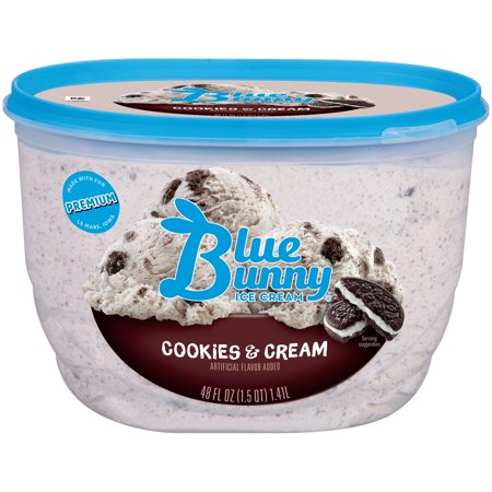 Blue Bunny Ice Cream Carton Blue Bunny Ice Cream Carton