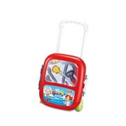 Lightahead® Doctor Play Set with 6 Accessories - Kids Doctors Case on Wheels