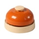 thumbnail image 1 of Campana de llamada para mascotas con botones sensibles, de metal, para entrenamiento de perros, color naranja, 1 of 14