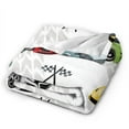thumbnail image 2 of Racing Car Blanket Soft Fleece Blanket Cozy Throw Blankets For Couch Bed Living Room Decoration 80"X60", 2 of 8