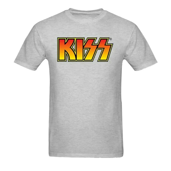 Kiss T-Shirt Adulte Vintage en Coton avec Logo