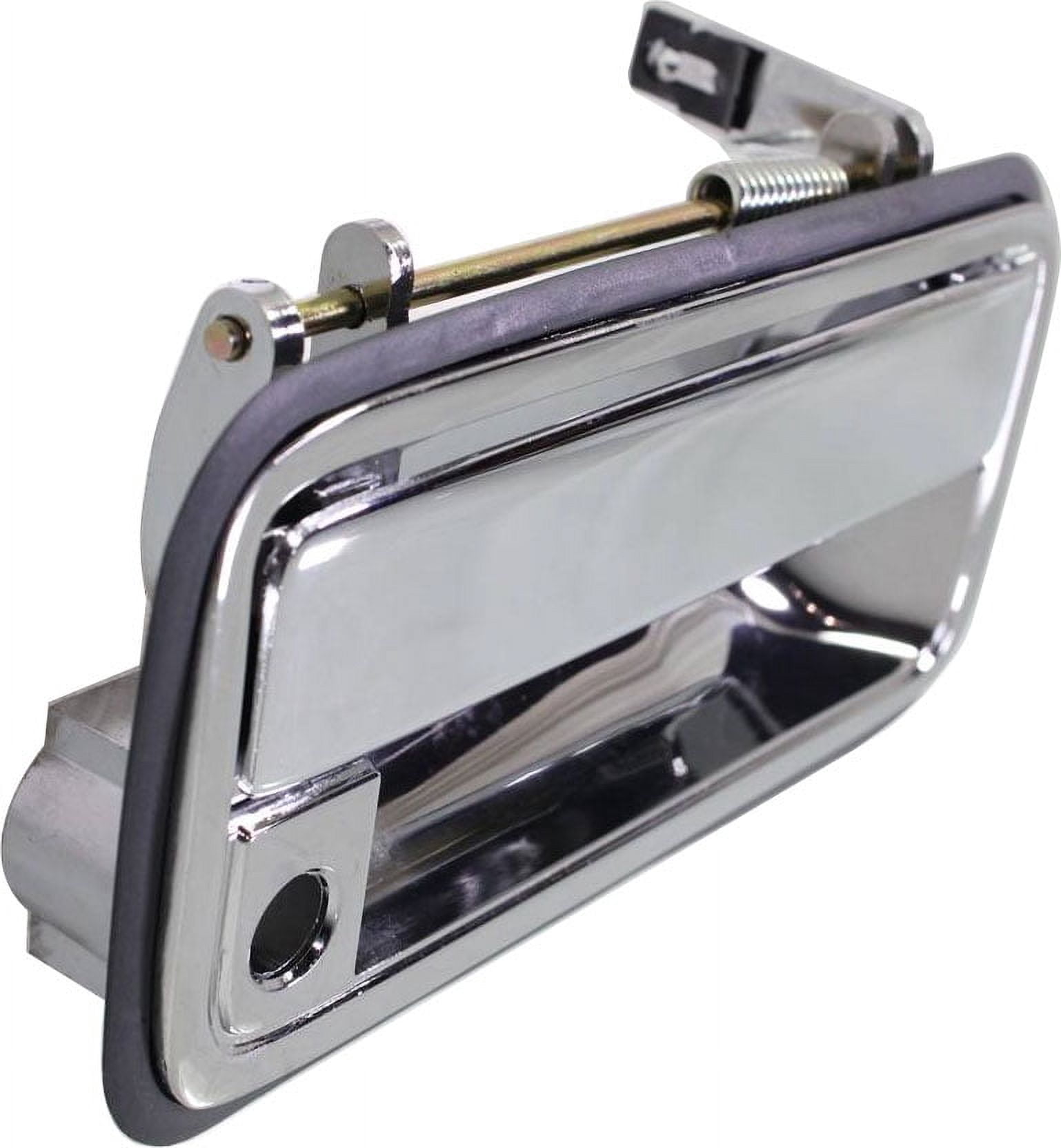Replacement REPC491377C Exterior Door Handle Compatible with 1992-1994 Chevrolet Blazer 1992-1999 C1500 Suburban Rear - Back Chrome