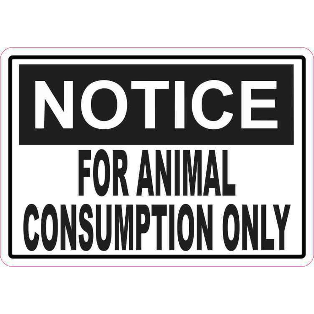 Not For Human Consumption Symbol