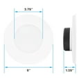 thumbnail image 2 of Luxrite 3-4 Inch LED Ceiling Light, 5CCT 2700K-5000K, 650LM, J-Box or 4 Inch Housing, Wet Rated, UL, 2 of 8
