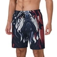 thumbnail image 1 of Fotbe Bulldog with Forest Flag Traje de Baño para Hombre – Shorts de Natación de Secado Rápido con Forro y Bolsillos-Medium, 1 of 6