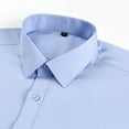 thumbnail image 5 of Cloudstyle Men's Non-Iron Slim Fit Dress Shirt - Breathable Wrinkle-Resistant Business Casual Shirt for Year-Round Office Wear, 5 of 12
