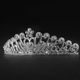 thumbnail image 3 of MasteelfCA Wedding Tiara Rhinestones Crystal Flower& Heart Shped Bridal Headband Pageant Crown Comb, 3 of 6