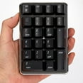 thumbnail image 4 of Mini Clavier Intelligent 2.4G 21 Touches pour Ordinateur Portable switch Marron, 4 of 9