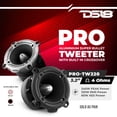 thumbnail image 2 of Altavoces DS18 PRO-TW220, altavoz de agudos de aluminio de 1 pulgada, 225 W RMS, 2 of 9