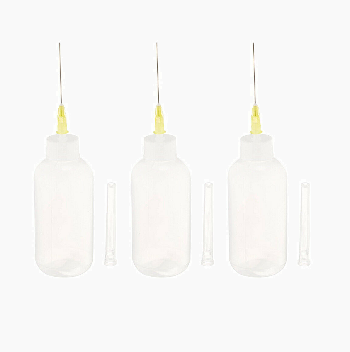 3 Needle Tip Bottle Liquid Flux Dispenser Oil Solvent Applicator