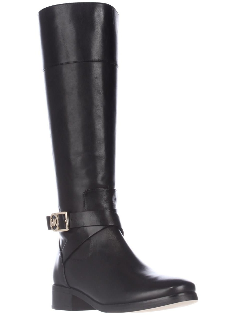 Womens MICHAEL Michael Kors Bryce Tall Riding Boots - Black - Walmart.com