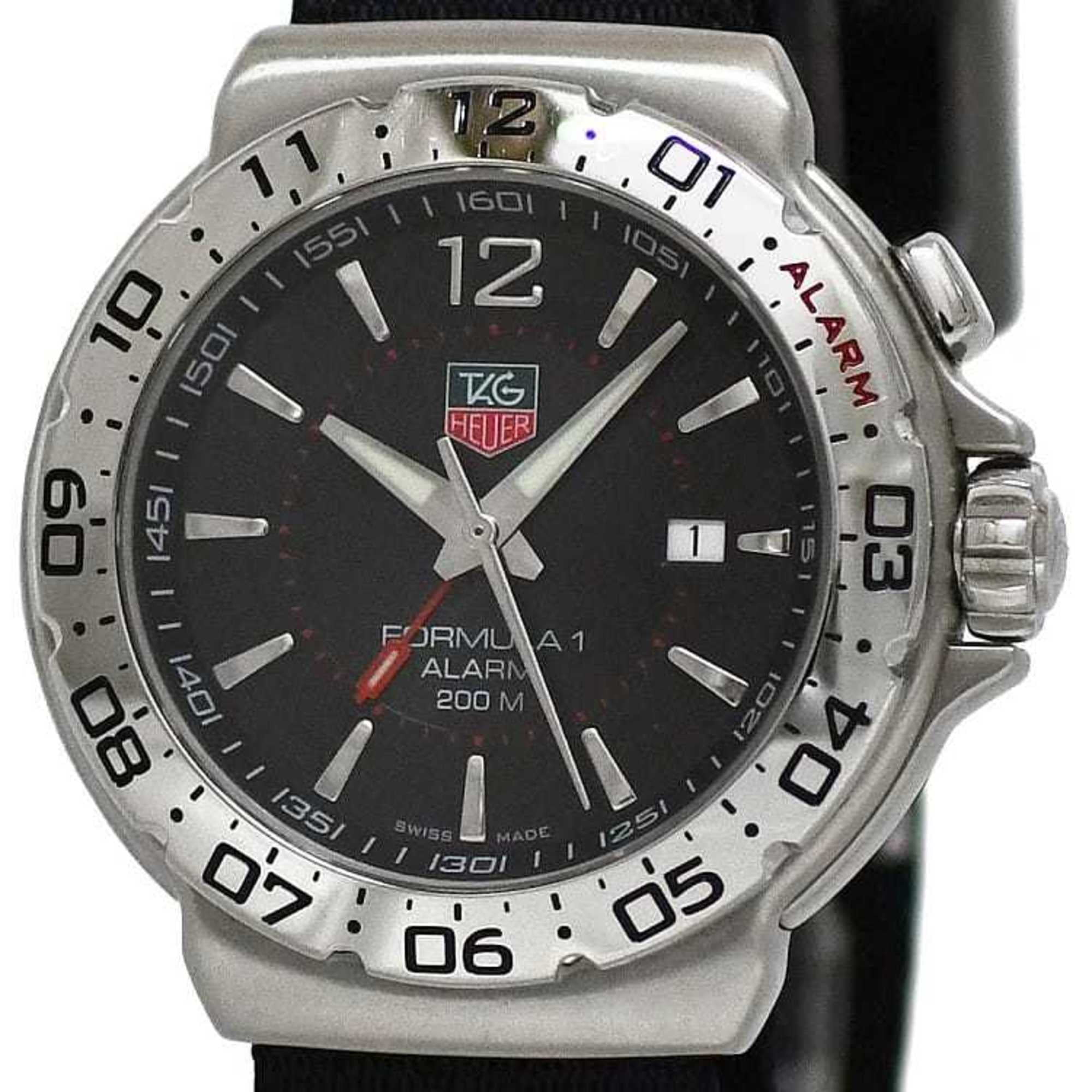 Pre-Owned Tag Heuer Wristwatch Formula f-22817 Black Silver
