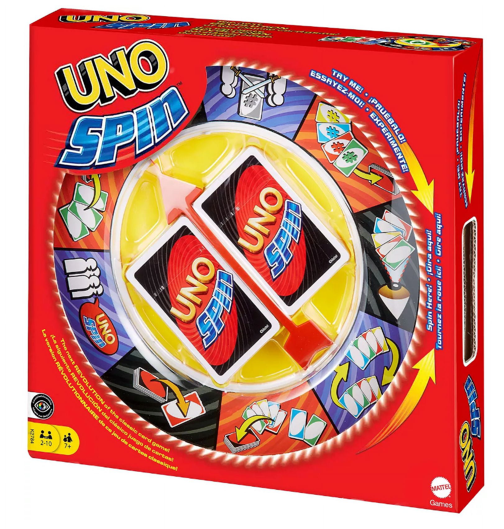 Mattel Games UNO: Spin Card Game