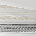 thumbnail image 5 of Hyde Lane Farmhouse Bedding Comforter Sets, Ivory Full/Queen Size Boho Bed Set,Cotton Top with Modern Neutral Style Clipped Jacquard Stripes, 3-Pieces Including Pillow Shams (90x90 Inches), 5 of 15
