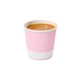 thumbnail image 2 of 4 oz Light Pink Paper Coffee Cup - Ripple Wall - 2 1/2" x 2 1/2" x 2 1/4" - 500 count box, 2 of 10