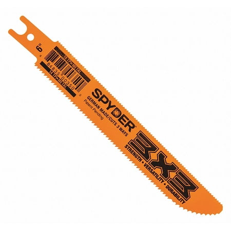 UPC: 0884835004286 | Spyder Reciprocating Saw Blade TPI 14/18 PK10 200202