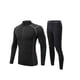 thumbnail image 1 of Sonducket Ropa deportiva para hombre, ropa deportiva para correr, ejercicio, gimnasio, traje deportivo, traje transpirable, chándal con Pijama gris negro L, 1 of 6