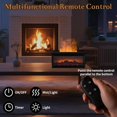 thumbnail image 4 of Inteprter El difusor de chimenea agrega un ambiente romántico a través de la niebla y las luces LED coloridas ajustables en cualquier Aromaterapia y Aceites Esenciales negro, 4 of 6