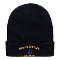thumbnail image 5 of Petty Officer Retired Embroidered Long Knitted Beanie - Navy OSFM, 5 of 5