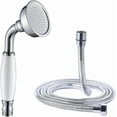 thumbnail image 4 of Bathroom Classical Shower Head, Traditional Telephone Style Handheld Shower, Retro Ceramic Handle Hand Showe Rain Sprayer Showers With 1.5m Hose (chro, 4 of 4